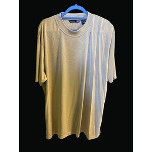 Bagazio Mens Short Sleeve Beige Shirt Size 4X HA01 A ** Free Shipping